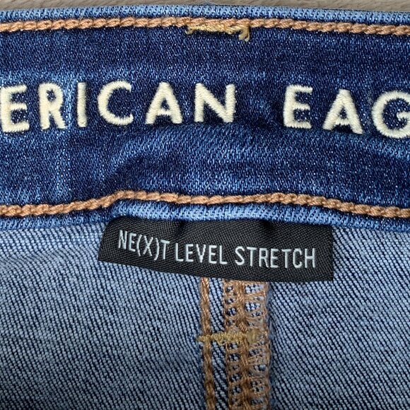 American Eagle Outfitters Next Level Stretch Distressed Super Hi-Rise Jeggings - Picture 13 of 15